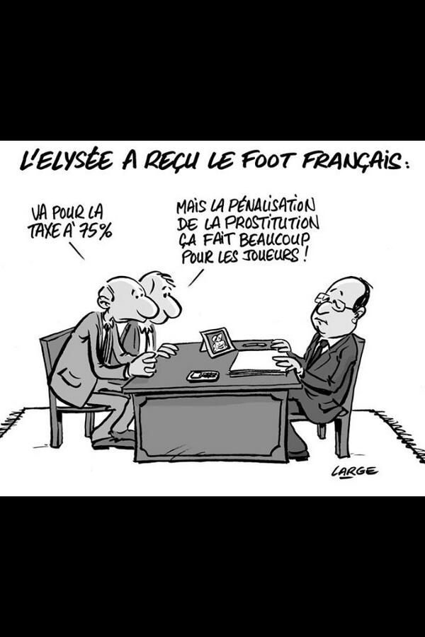 "<a href="/mompontet/">Michel Mompontet</a>: #foot  #prostitution #Hollande une fois  de plus Large touche juste. Et drôle ! #oupas ? "
