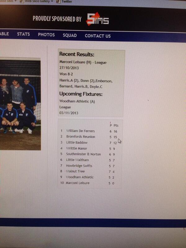 Bromfords Reunion FC tweet media