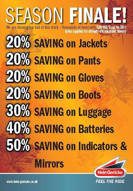 HeinGericke's tweet photo. Season Finale Sale - ends this Monday!!
Check out these BIG SAVINGS!! http://t.co/1ooINvnXMI http://t.co/RQBgBgR3Qh