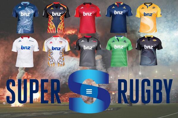 Here are the new Super Rugby home and away kits for the New Zealand teams...