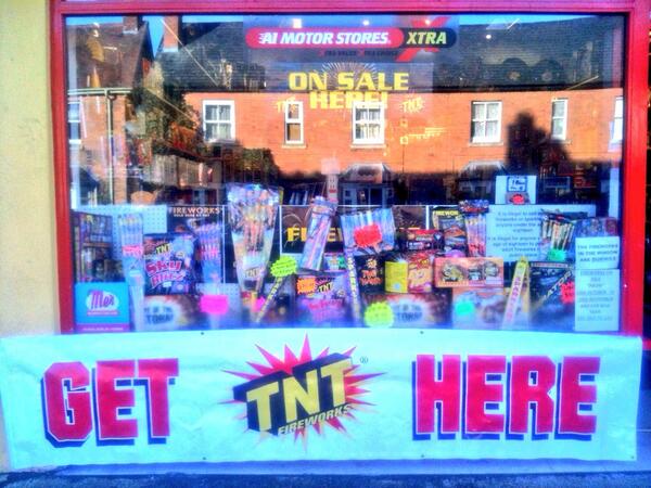 The fireworks are already selling fast! Get yours while they're..hot!
