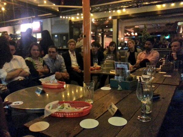 DavidPocock's tweet photo. #Pubocracy at Honkytonks in #Canberra tonight. Discussion about "Is religion worth it?" Very interesting... http://t.co/b72G9xvRhB