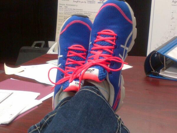 agritradetoday's tweet image. Got my new shoes to walk #Agritechnica13 in a couple of weeks! #lookingfast #cantmissme
