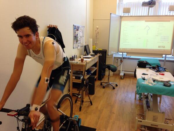 Velofysics's tweet image. Vandaag een Zeeuws-Vlaamse Klepper op visite; fietsmeting van @brianvg. #talentbuilding