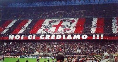 Suasana Stadio San Siro, 2 jam sebelum pertandingan AC Milan vs Lazio.