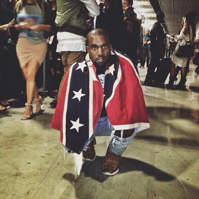 Karen Attiah on Twitter: "And then Kanye sold the Confederate flag symbol on his Yeezus merchandise, all the way back in 2014. But people all of this as just a stunt.