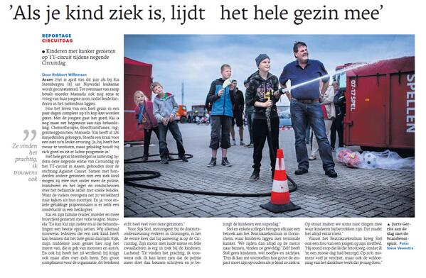 Lees in dit artikel hoe belangrijk de uitjes van de stichting Against Cancer zijn voor zieke kinderen en hun gezinnen