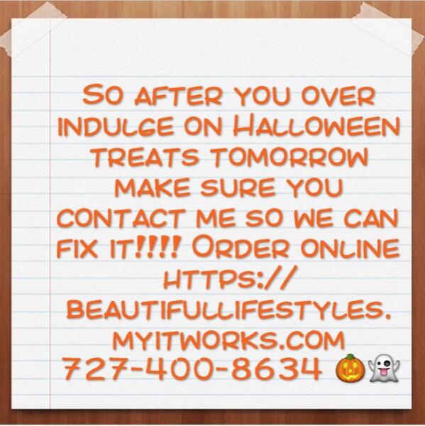 BLBodywraps's tweet image. beautifullifestyles.myitworks.com #bodywraps #supplements #healthy #weightloss #skinny #halloween #slim