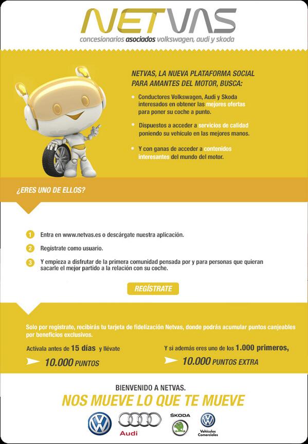 ALVCURIEL's tweet image. ¿Aún no conoces @NETVAS_ ? ¡Regístrate gratis! netvas.es http://t.co/viGHwSuHo1”