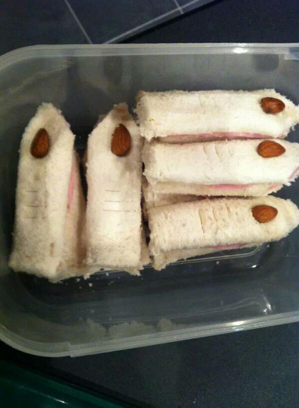 grahamford77's tweet image. Food for Halloween buffet at work tomorrow! #GotCreative #MelDidMostOfIt #SandwichFingers