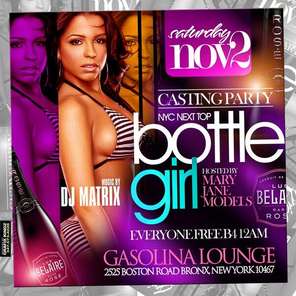 therealmose_a's tweet photo. Looking for NYC, NJ &amp; Conn sexy ladies to do bottles service @ Gasolina Lounge, send pics to NYCBottleHost@gmail.com http://t.co/m6ZqUvSll3