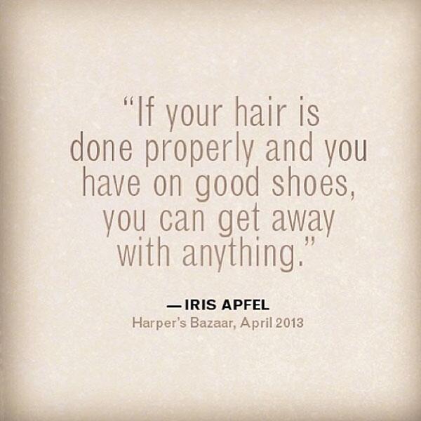 MDHairdressing's tweet photo. If your hair is done properly you can get away with anything... #hairdressing #quote #hair #newcastle http://t.co/DbpKnclkd0