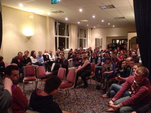 <a href="/whitchurchyfc/">whitchurch yfc</a> 75 people at new members!! Well done and thanks to oggie and ed for the help!! #keepthemkeen