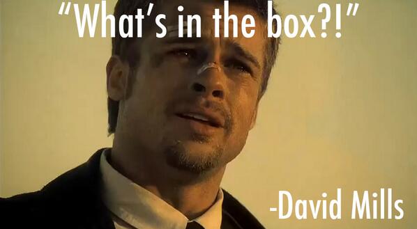 Bad Robot What S In The Box David Mills Se7en Brquotedujour Moviequotes Halloween Http T Co A0q9ll6oas