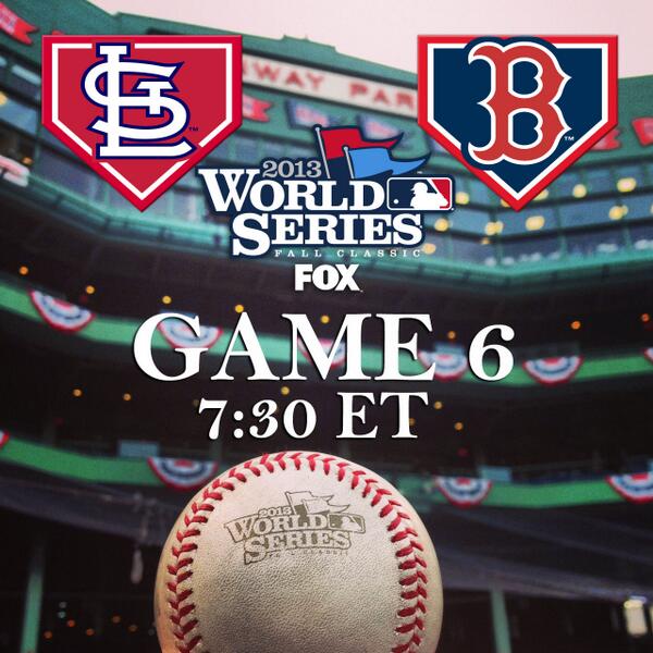 MLB's tweet photo. Game 6. The time is now. The channel is @MLBONFOX: http://t.co/WmptWd5I80