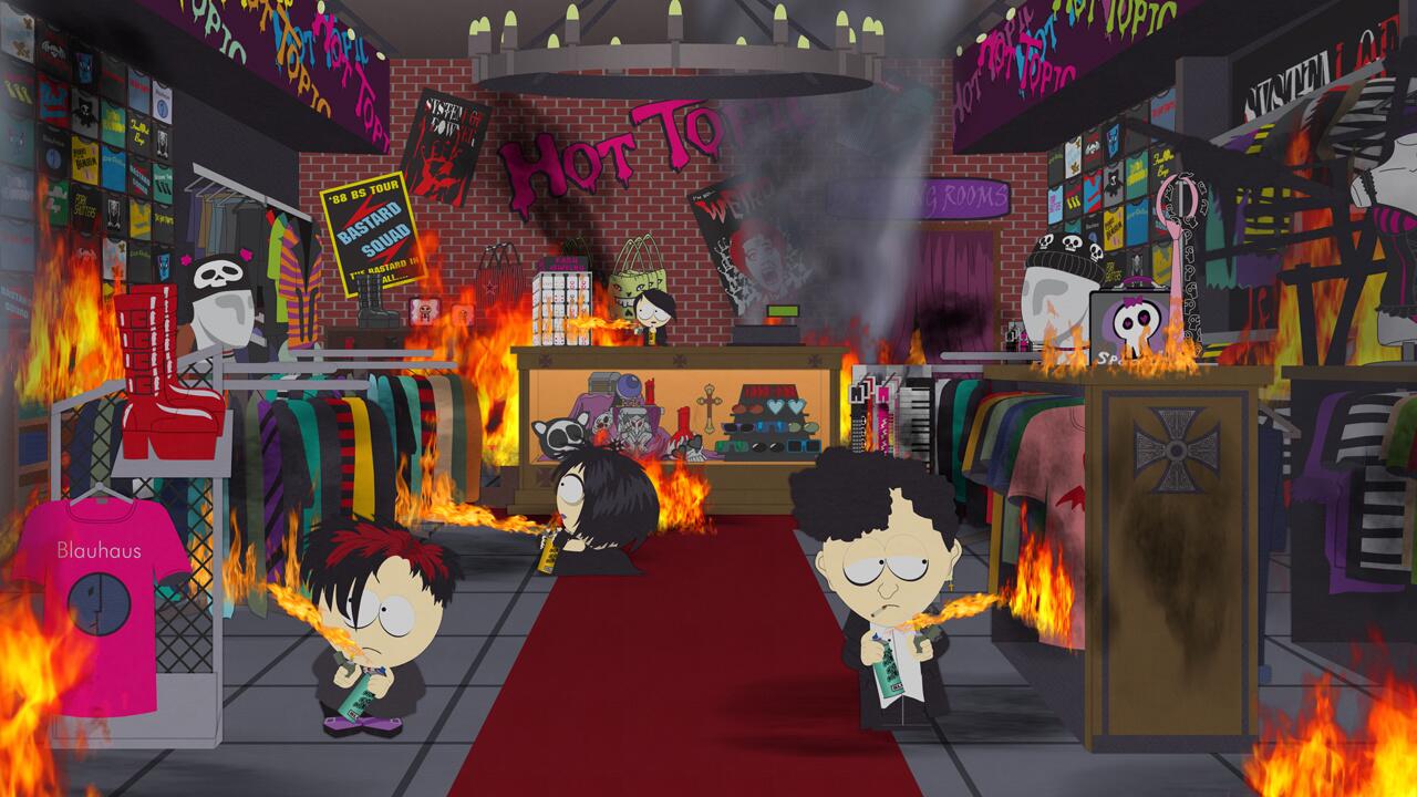 The South Park Live Tweet Goth Kids 3 Dawn Of The Posers