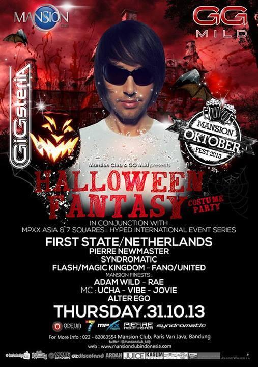 Tonight <a href="/MansionClub_Bdg/">MANSION CLUB BANDUNG</a> "Halloween Fantasy" w/ <a href="/Syndromatic/">Sir Handy William</a> <a href="/ALTER_E6O/">alter ego</a> @FirstStateMusic <a href="/Mc_ucha/">ucha</a> @Fano_Raiden