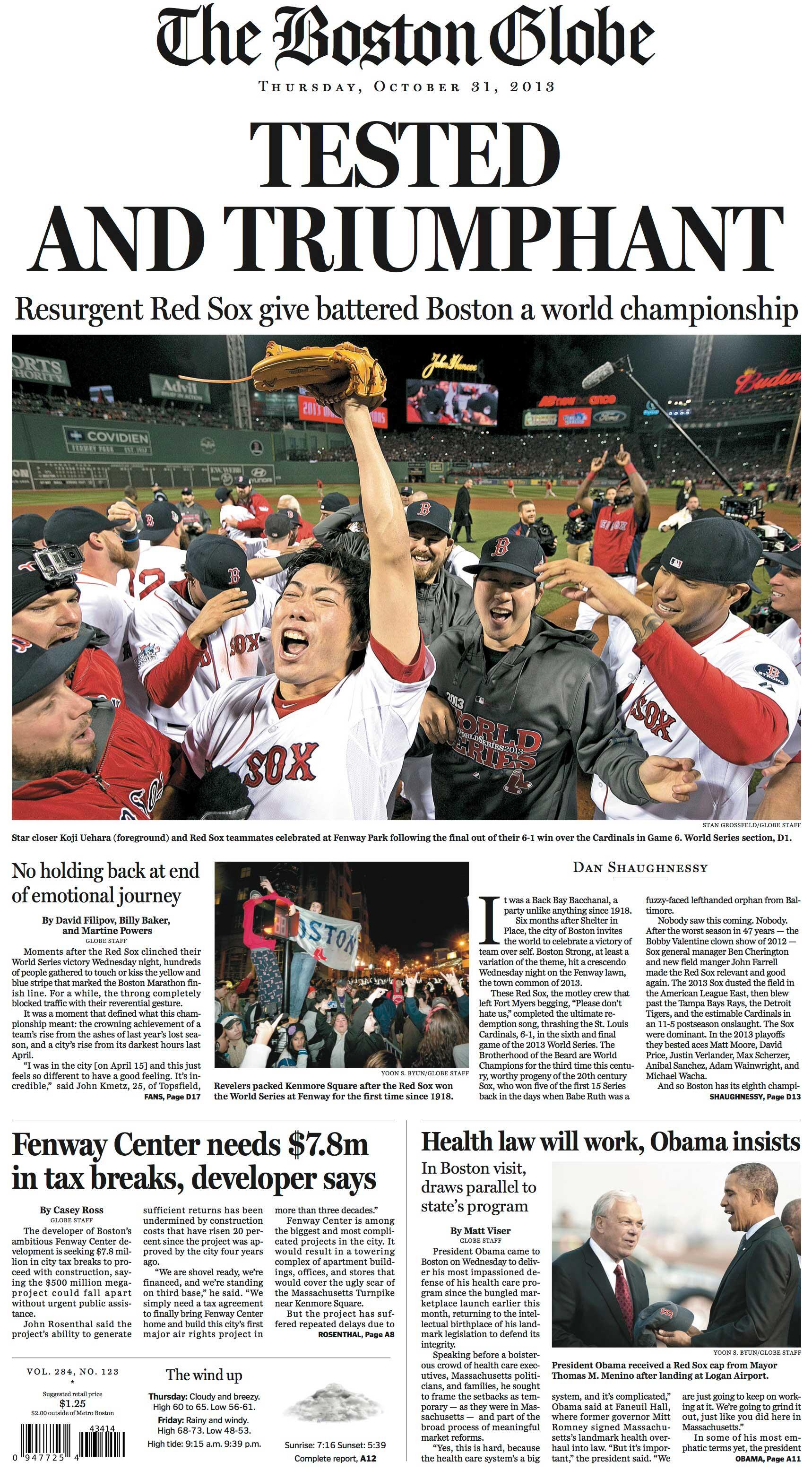 The last 'mas' - The Boston Globe