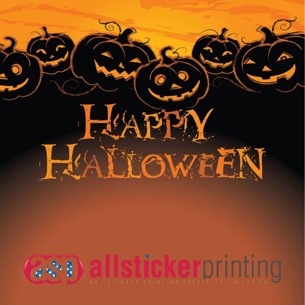 AllStickerPrint's tweet image. Happy Halloween! #sticker_ny #stickers #stickerprinting #customstickers