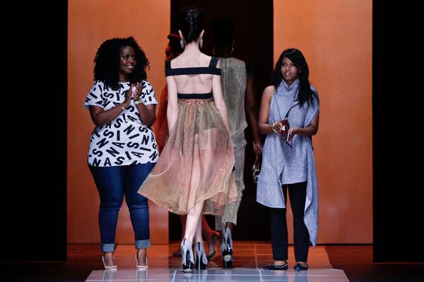 SamsungMobiAfr's tweet photo. @LoinClothAshes and @DoreenMashika come out for their moment. #AmazeAfrica #MBFWA http://t.co/yUJ7Qw5o1x