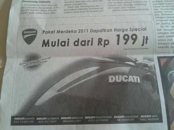 epicused's tweet photo. #photocontest4mn57p Duhati motor cuy http://t.co/ON58wuqttv