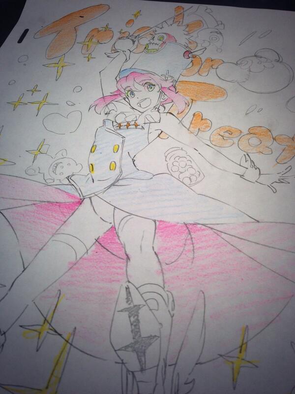 斉藤健吾 健吾 今日は関西でキルラキル5話放送です トリックオアトリート 蛇崩乃音でハッピーハロウィンかいてみた N Http T Co Msciifxeut