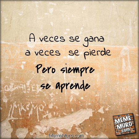 MemeMuroCom's tweet photo. A veces se gana, a veces se pierde! http://t.co/xc7zTbu7PT