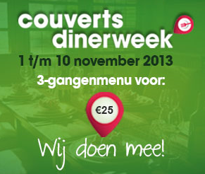 NouveauvanHam's tweet photo. Vanaf morgen start Couverts Dinerweek reserveer dus snel voor het keuzemenu voor €25 bij NVH http://t.co/AHRKaBfesQ