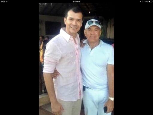 Foto de Jared Borgetti con el capo Arellano Felix antes de que este fuera asesinado