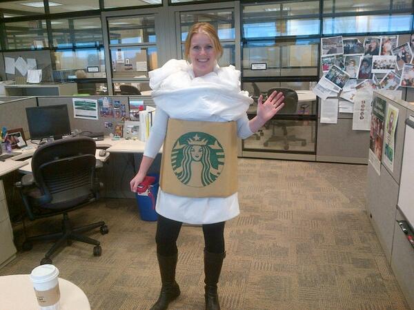 KrisNyen's tweet photo. @lostNprofound Christine, you never cease to amaze me! #thanksalatte #Halloween http://t.co/iJXUs1iKkW