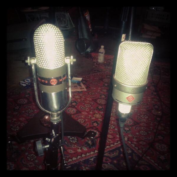 Working on a new album with Tim Baker