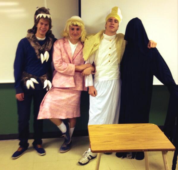 Holloween with da boys in home room