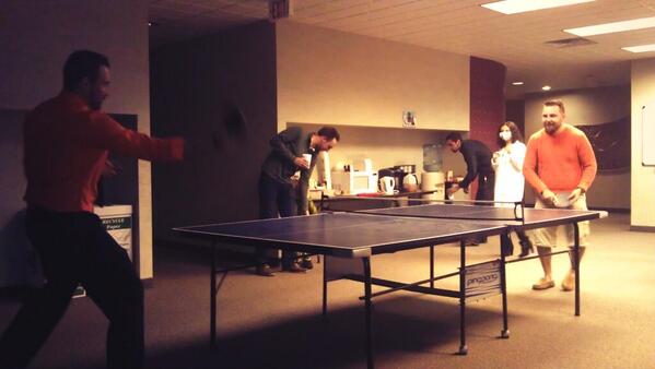 NotreThiomersal's tweet image. It's an Epic Ping Pong Boss Battle!