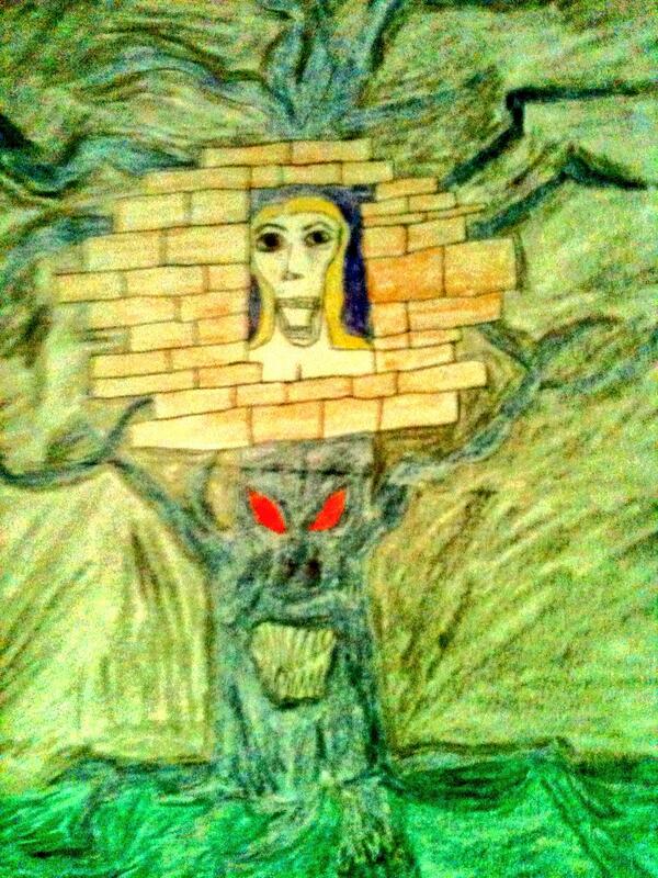 stich3dh3art's tweet image. #Art ##EvilDead #EvilTree One Evil Tree