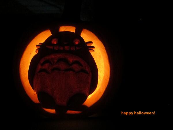 DCC's Graduate Assistant, <a href="/cpham22/">Chau Pham</a>, get's into the Halloween spirit with her Totoro carving!