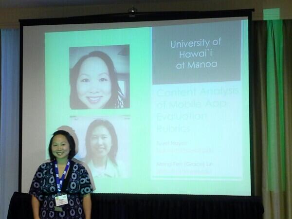 hitechclassroom's tweet photo. #aect Content analysis of mobile apps evaluation rubrics. Yay UH! #aecthi http://t.co/JWuDPHdSXz