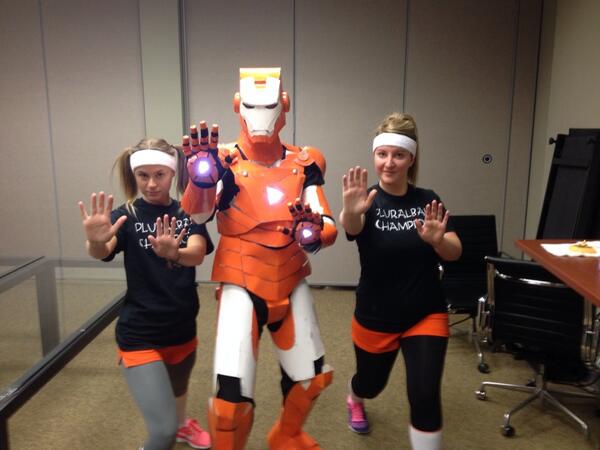 bethgee_h's tweet photo. #blasting with @pluralsight Ironman and @AshtonJensen2 http://t.co/BFMxxjurgH