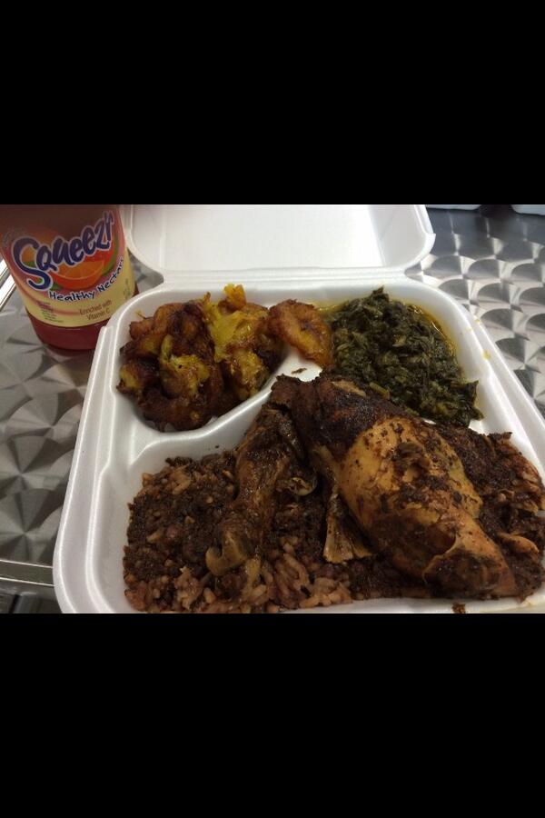 That jerk chicken from <a href="/AfroDish/">AfroDish Restaurant</a> is the truth! Another win for Sweet Auburn Curb Market.
