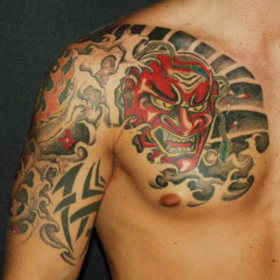 BestTattooPic's tweet photo. Asian tattoo http://t.co/j88miUTRCr