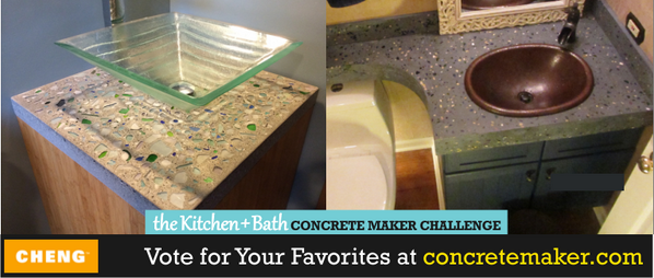 CHENGConcrete's tweet photo. Exposed aggregates give #concretecountertops a "polished" look. Pick #Concrete #Maker faves @ http://t.co/uEv4YnjM7b http://t.co/pxhad59YYS