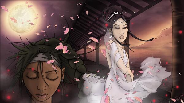 yithril's tweet photo. A scene from Journey to the Middle Kingdom!  Catch more artwork like this at our website  http://t.co/P0H9m2YUPb http://t.co/xswmQUVngL