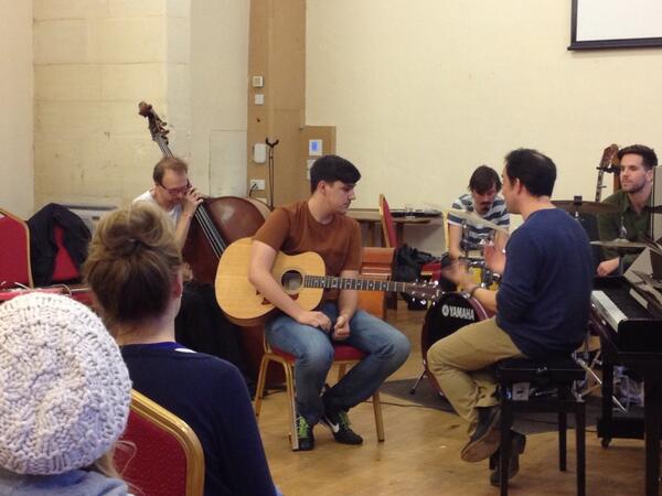 Great afternoon with <a href="/Clic_sargent/">CLIC Sargent</a> preparing for Wiltshre Music Centre concert tomorrow. Be there!