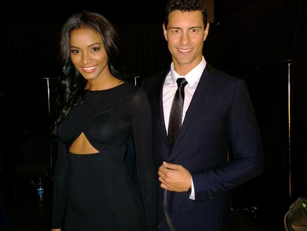 Had such an amazing time on stage Hosting the <a href="/EML_SA/">Elite Model Look</a> event with the stunning 2011 Miss Universe  <a href="/leilavlopes/">leila lopes</a> !