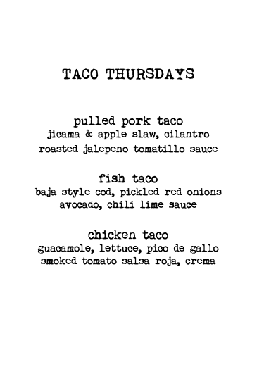 RiversidePublic's tweet photo. taco thursday tonight 4-10pm http://t.co/lXQJjQiLjB