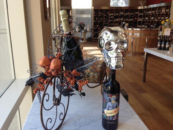 Happy Halloween !  We got a perfect wine for Halloween in display. 20% off to day!
Saro Djablo  2009 .