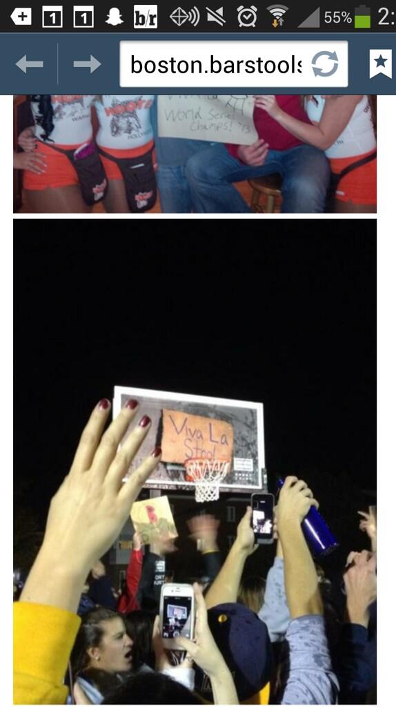 m_paluso18's tweet image. Merrimack made it on barstool #whadddup #stormthecourt #WorldSeriesChamps