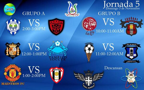 AtleticoPiramid's tweet photo. Jornada 7 http://t.co/e28uhIGowA