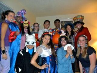 sciencebreakout's tweet photo. $5 Goodwill Halloween costume challenge!  Everyone wins!  #thirftshopping #Breakout13 http://t.co/5pwN1XolWM