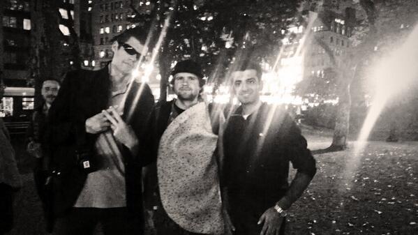 hackersfounders's tweet image. .@kennedysgarage as #brogrammer, @rickyrobinett as taco and @nehalm as founder