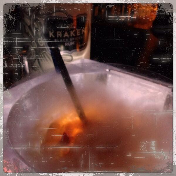 #KrakenRum punch cauldron <a href="/SpiritHouseTO/">SpiritHouse Toronto</a> Put a beast in your belly!